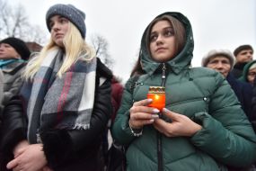 Акція «Запали свічку пам'яті» у Львові