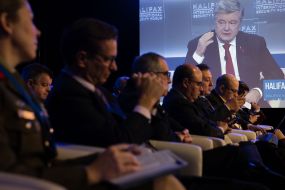 Petro Poroshenko participated in the annual security forum in Halifax