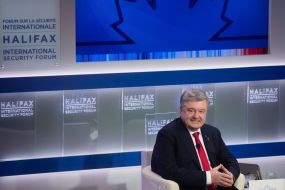 Petro Poroshenko participated in the annual security forum in Halifax