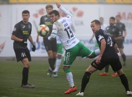 Игровой момент матча