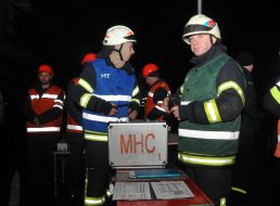 Навчання з гасіння пожеж в Харківському метрополітені