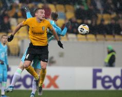 Игровой момент матча