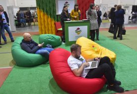 The participants of StartUp Fest in Zaporizhia