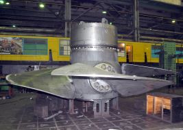 Hydraulic turbine impeller in the turbine shop of JSC "Turboatom"