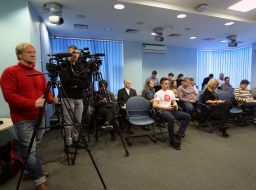 Press conference participants