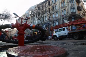 Работы по ликвидации пожара