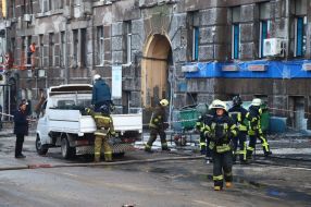 Работы по ликвидации пожара