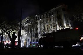 Работы по ликвидации пожара