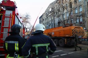 Работы по ликвидации пожара