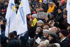 The action on Maidan Nezalezhnosti in Kyiv
