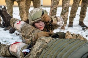 Participant of One day in the army action