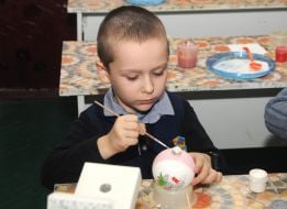 Майстер-клас з розпису ялинкової іграшки