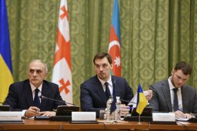 Altay Efendiyev, Oleksiy Honcharuk and Vladyslav Krykliy