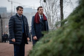 Dmytro Razumkov, Oleksiy Honcharuk