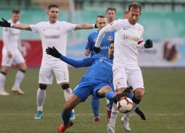 Игровой момент матча