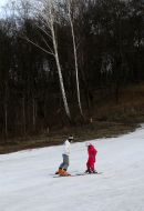 Лыжная горка в Голосеево