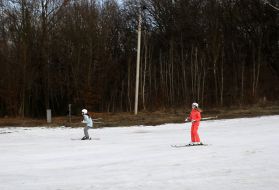 Ski slide in Golosievo