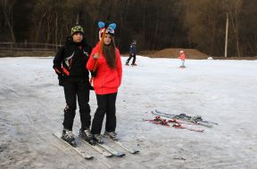 Ski slide in Golosievo