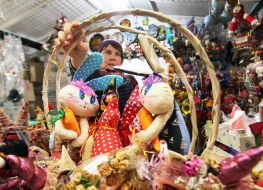Souvenirs at the Christmas market