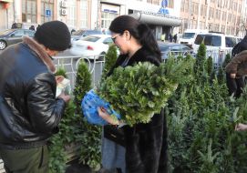 Christmas bazaar in Kiev