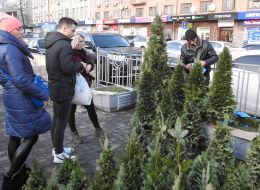 Christmas bazaar in Kiev