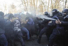 Clashes between protesters and law enforcement
