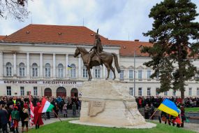 Відкриття кінного пам'ятника Ференцу Ракоці ІІ