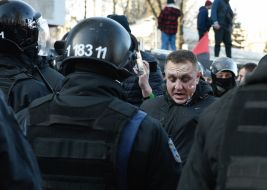 Clashes between protesters and law enforcement