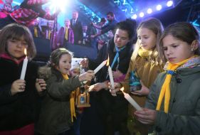 Transfer of the Bethlehem fire of peace