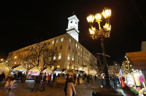 Christmas market in Lviv