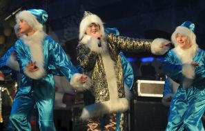 Opening the main Christmas tree in Kharkov