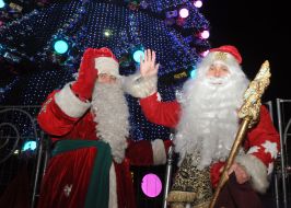 Opening the main Christmas tree in Kharkov