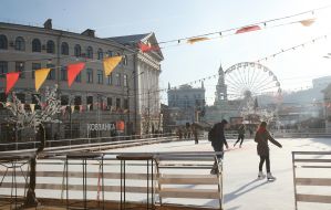 Skating rink in Kiev