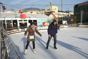 Skating rink in Kiev