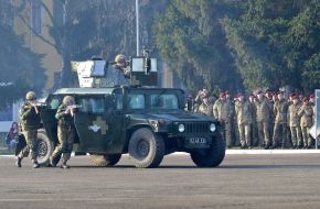 Показательные выступления десантников