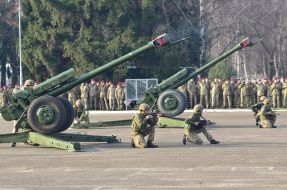 Показательные выступления десантников