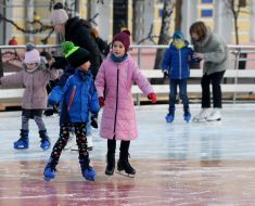 Skating rink in Kiev