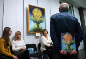 Opening Ceremony of the Art Exhibition of the Artist Olga Kizub