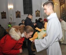 Christmas worship in Kharkiv