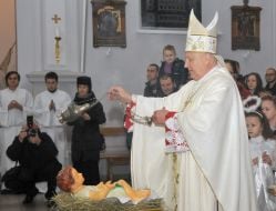 Christmas worship in Kharkiv
