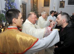 Christmas worship in Kharkiv