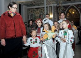 Christmas worship in Kharkiv