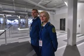 The new passenger terminal at the airport in Zaporozhye