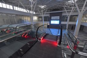 The new passenger terminal at the airport in Zaporozhye