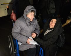 Meeting of liberated Ukrainians at Boryspil airport