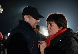 Встреча освобожденных украинцев в аэропорту «Борисполь»