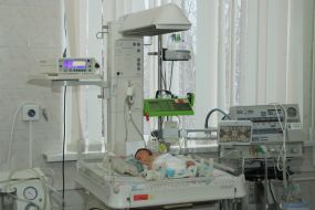 Newborn in intensive care unit