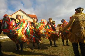 Celebration of Malanka in the village of Petrashivka, Hertsaevsky district, Chernivtsi region