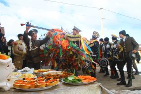 Celebration of Malanka in the village of Petrashivka, Hertsaevsky district, Chernivtsi region