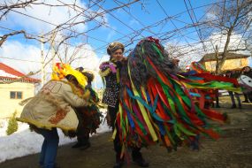 Celebration of Malanka in the village of Petrashivka, Hertsaevsky district, Chernivtsi region